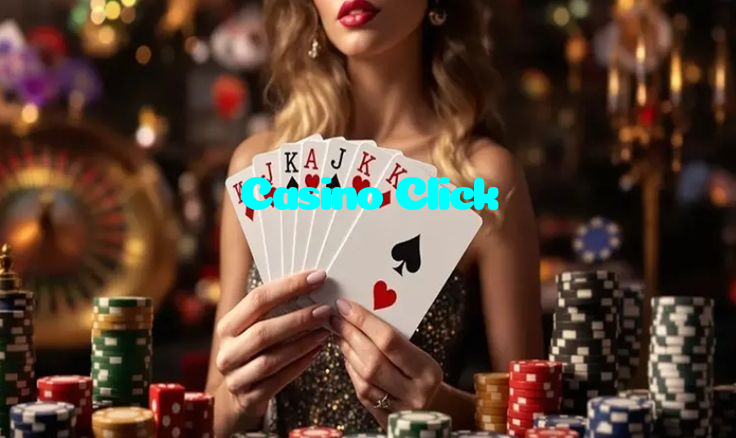 Casino Click casino presented on mobile device in Pakistan with slots and live games